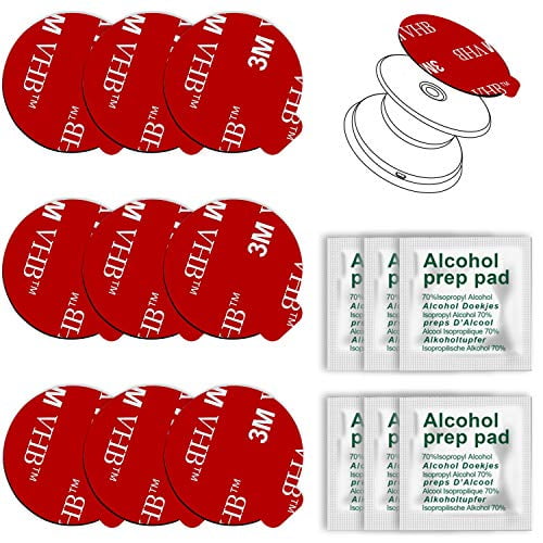 8 Pack Sticky Adhesive Compatible with Socket Base 4pcs Sticker Pads for Car Magnetic Phone Holder PKYAA Double-Sided Replacement Tape for Collapsible Grip & Stand Back 8 Pack Sticky Adhesive Compatible with Socket Base 4pcs Sticker Pads for Car Magnetic Phone Holder PKYAA Double-Sided Replacement Tape for Collapsible Grip & Stand Back